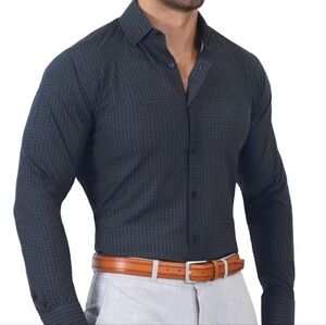 State&liberty White Small Windowpane"The Lakewood" White Small Windowpane XXL